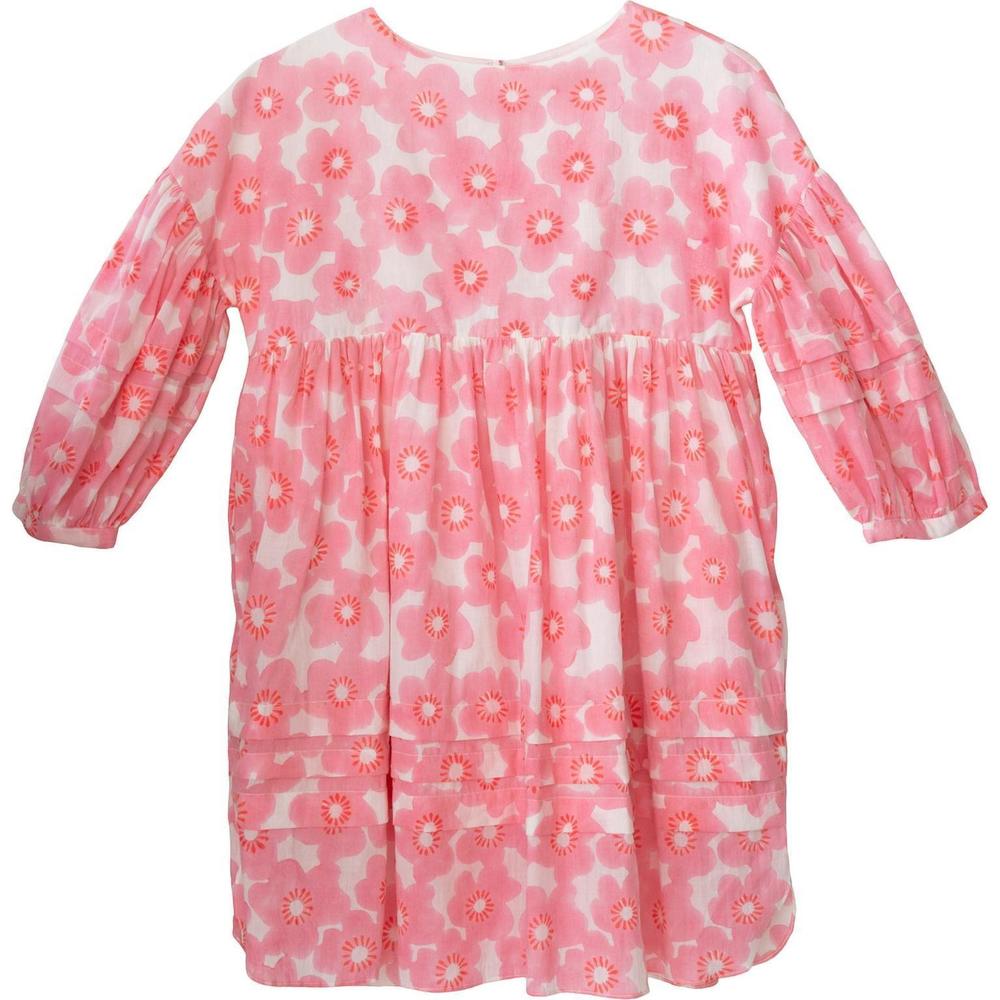 NEW LITTLE PAISLEY PEOPLE girl's sage dress in pink